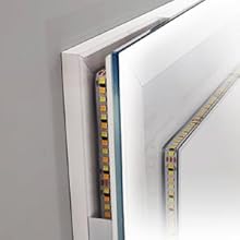bathroom led mirror