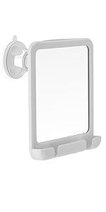 Mirrorvana White Fogless Shower Mirror