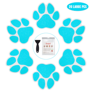 dog paw bathtub sticker