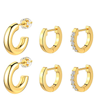 hoop earrings