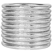 10pcs/set silver jelly bracelets