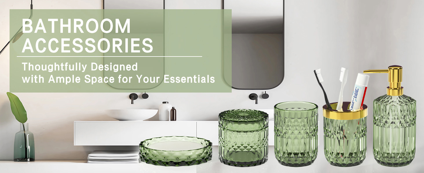 bathroom accessories set