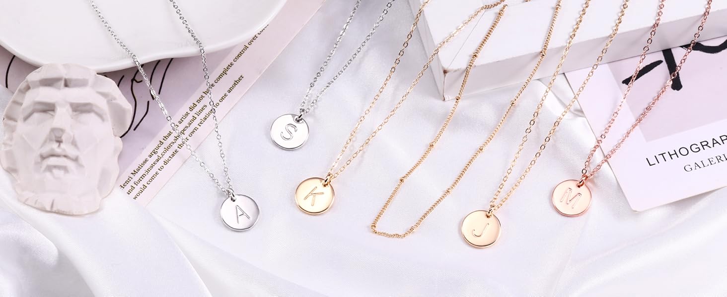 Initial Necklaces