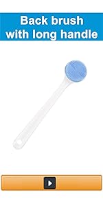 silicone body brush