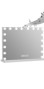 large hollywood mirror with lights