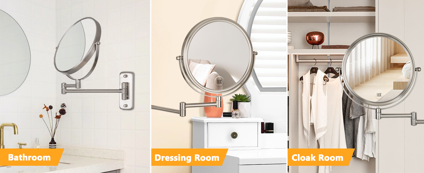 suitable for various bathroom