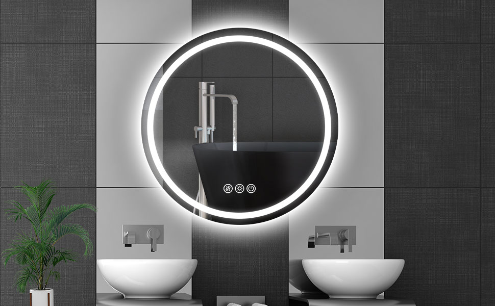 LED bathroom mirror