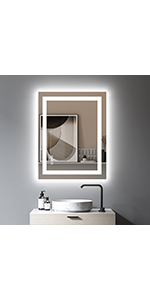 36x28 LED Bathroom Mirror