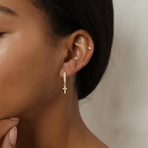cross earrings