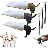 3Pcs Pooping Dog Butt Toothpaste Topper Toothpaste Squeezer Toothpaste Covers Funny Creative Pooping Toothpaste Cap Toothpast