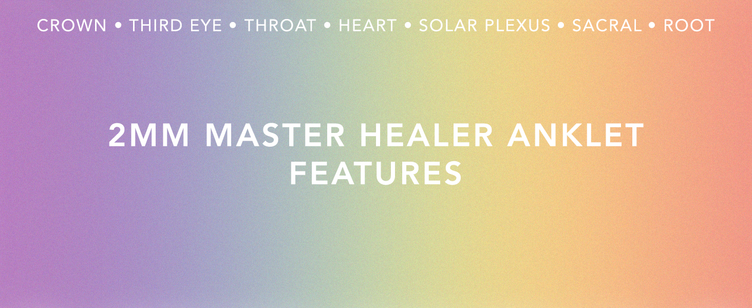 Master Healer 2MM Anklet Features