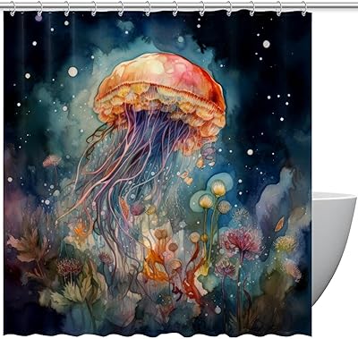 Shower Curtains Eco-Friendly Fabric Bathroom Curtain Durable Waterproof Home Bath Curtain Sets 72