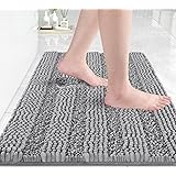 Yimobra Bathroom Rug Mat, Non Slip Quick Dry Bath Mats, Extra Thick and Super Absorbent Bath Rugs, Luxury Microfiber Chenille