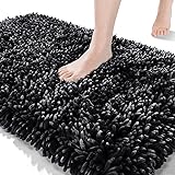 Yimobra Luxury Chenille Bath Rugs, Extra Soft and Absorbent Shaggy Bathroom Mat, Machine Washable, Non-Slip Plush Rugs Carpet