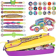 Friendship Bracelet Making Kit Toys, Ages 7 8 9 10 11 12 Year Old Girls Gifts Ideas, Birthday Present for Teen Girl, Arts and