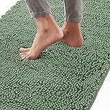 Gorilla Grip Bath Rug 24x17, Thick Soft Absorbent Chenille, Rubber Backing Quick Dry Microfiber Mats, Machine Washable Rugs f