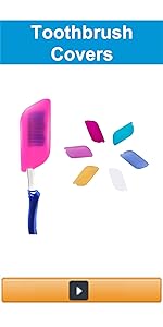 silicone toothbrush covers