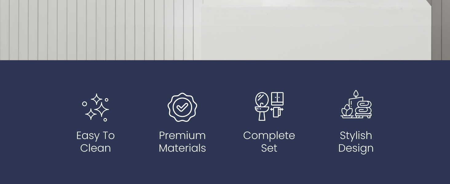 CC Bathroom Accessory Set