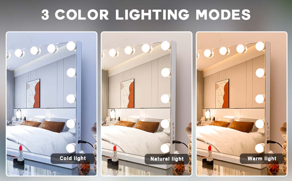 mirror with lights