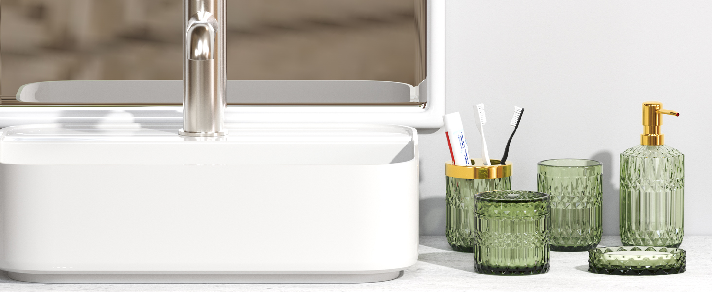 bathroom soap dispenser set