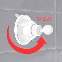 portable shower mirror