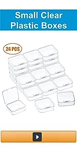 small clear plastic containers with lids