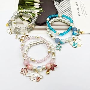 Cartoon bracelet set