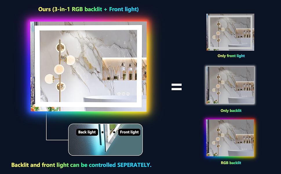 led mirror for bathroom