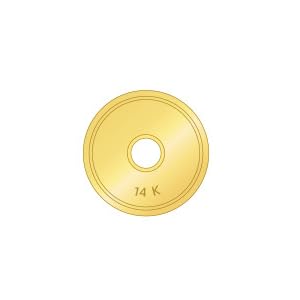 14k Solid Gold Ball Screwback Earrings