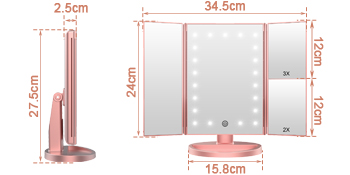 mirror with lights